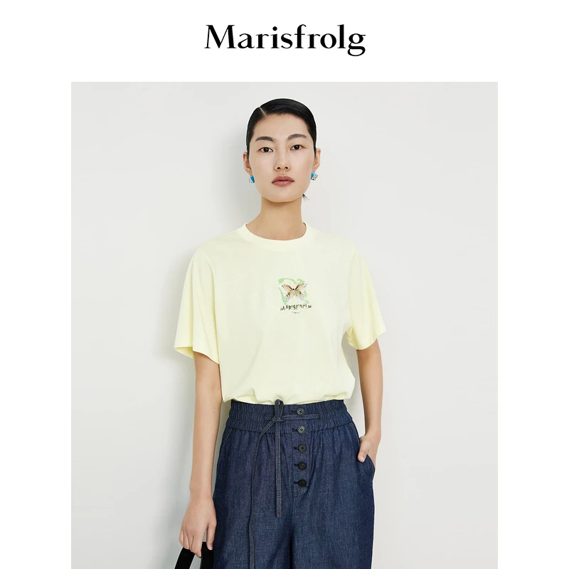 【晨晨甄选】Marisfrolg玛丝菲尔T恤A1DE25287