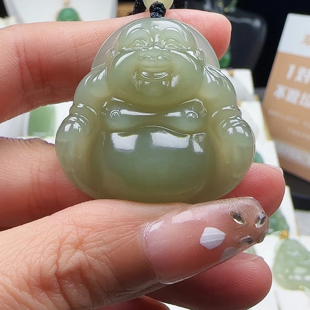 和田玉未镶嵌颈饰35