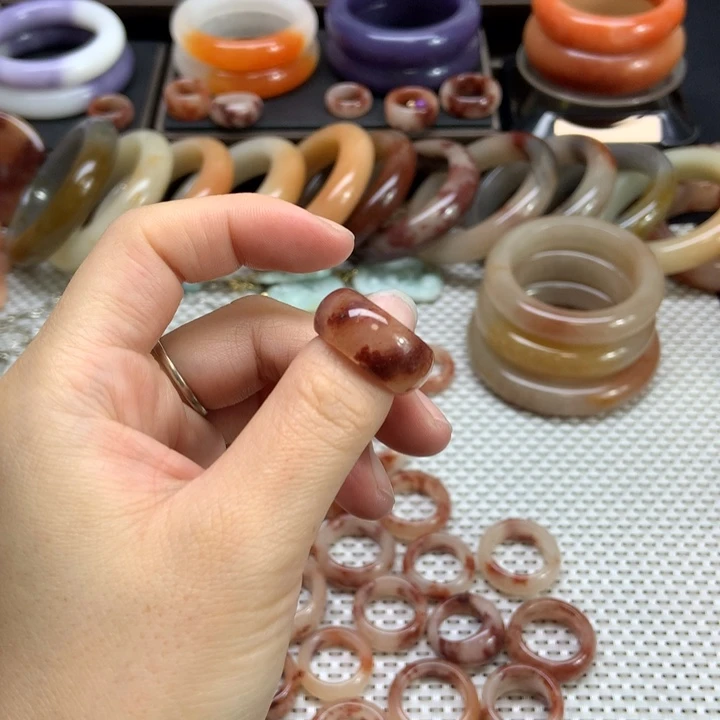 石英质玉未镶嵌戒圈