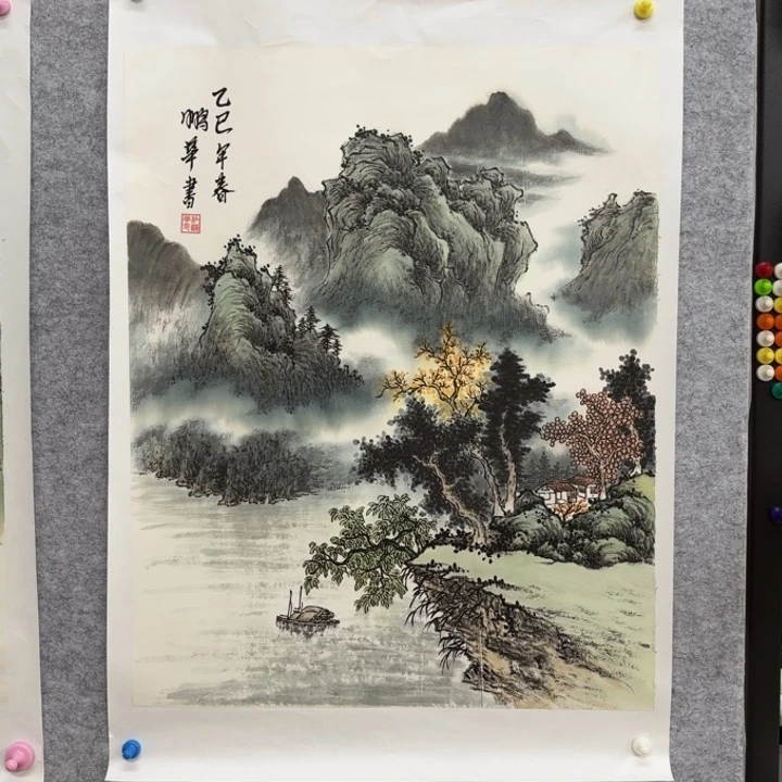 国画花鸟等多种鸟类的栖息环境中