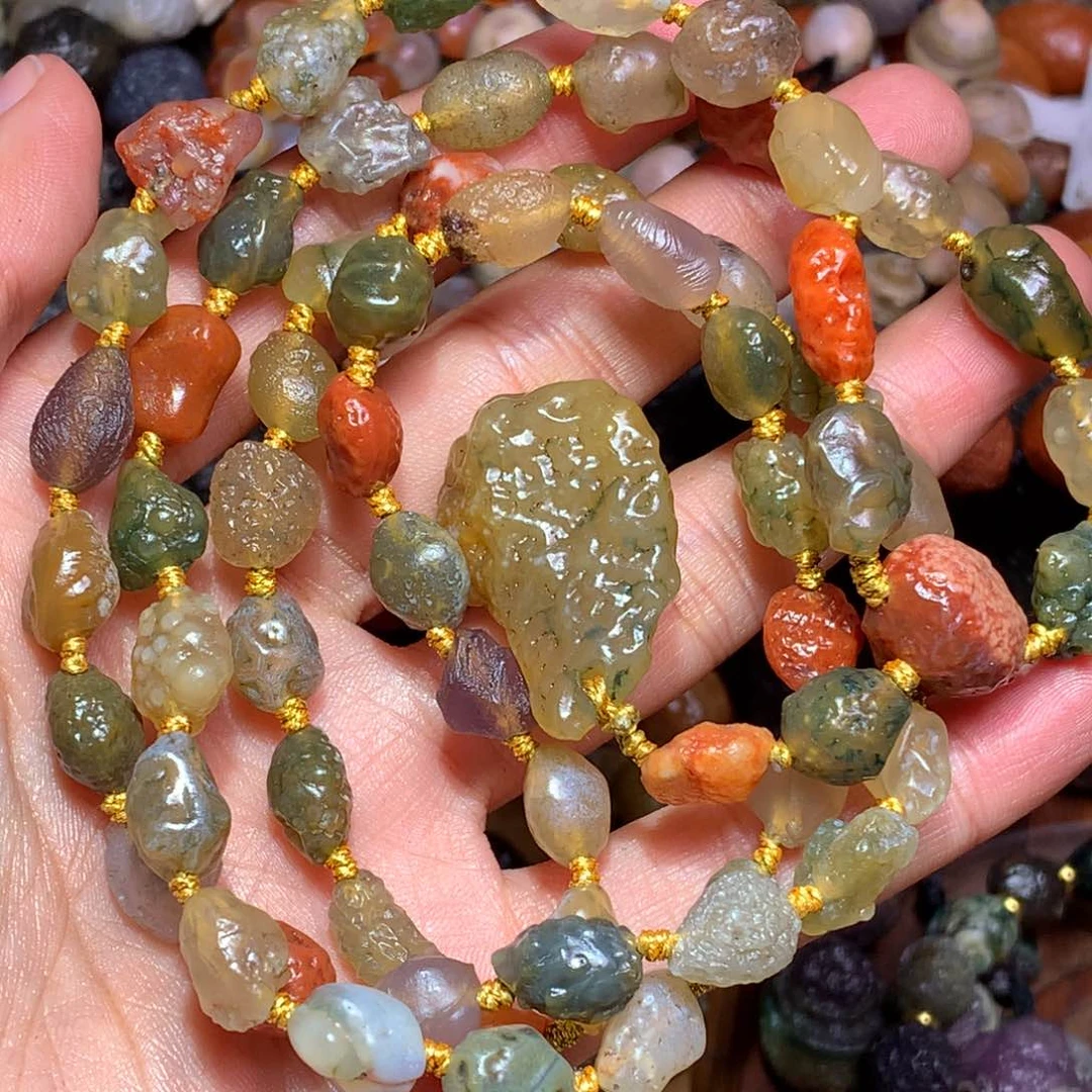 未镶嵌玛瑙/玉髓珠宝半成品