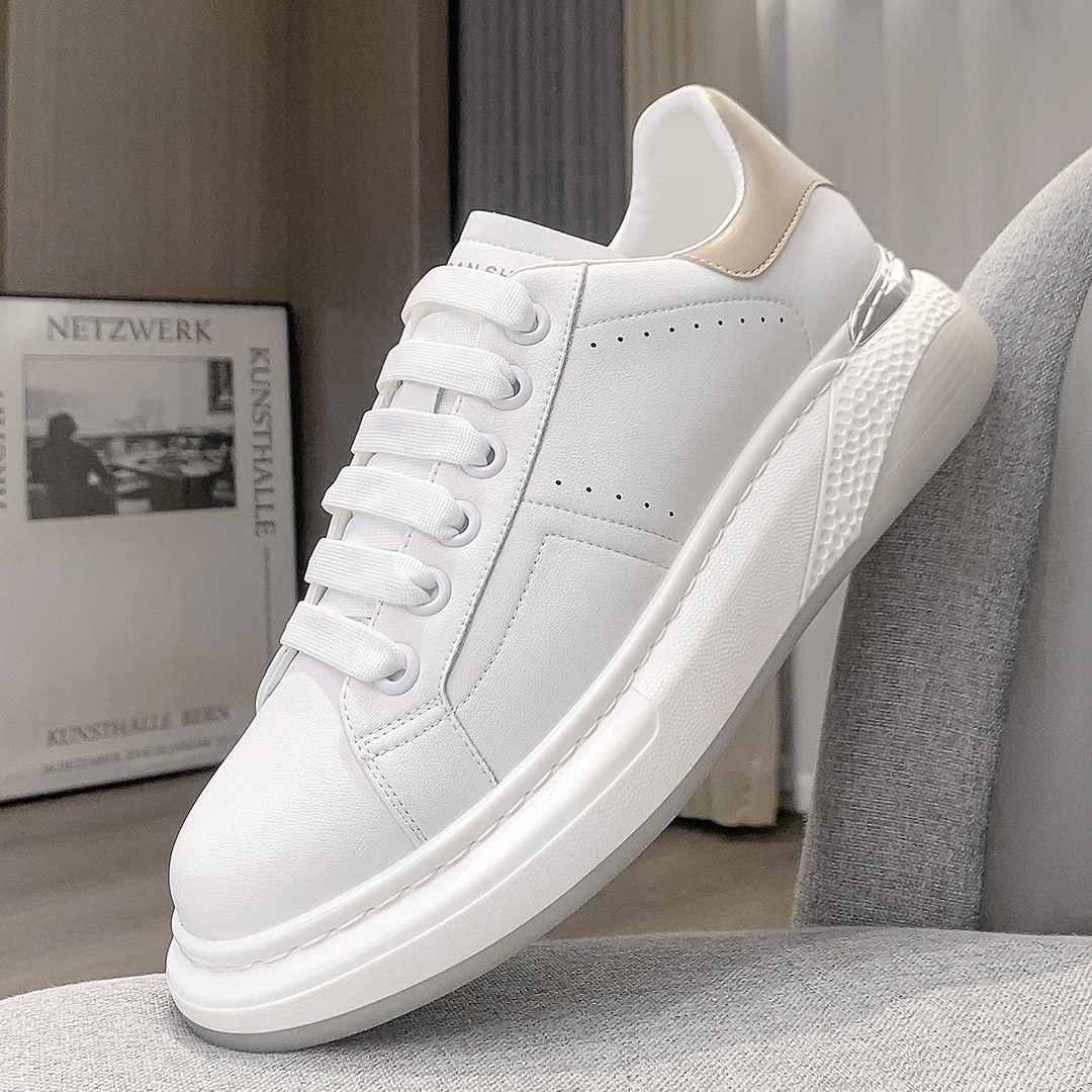 24号小白鞋男潮流白色撞色情侣板鞋2024年秋冬低帮休闲运动鞋男鞋