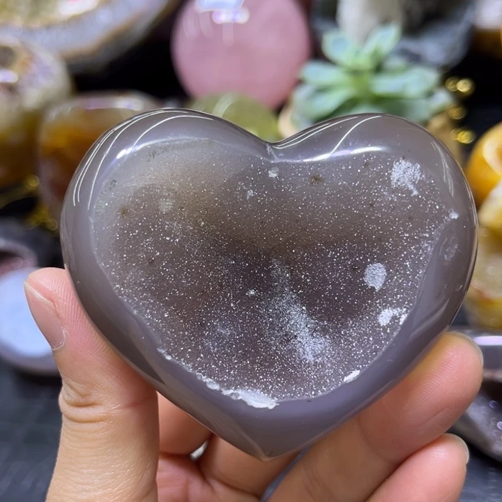 水晶发饰未镶嵌爱心洞