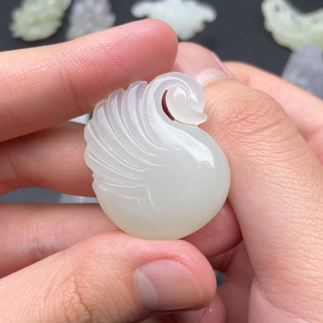 【闪购商品】和田玉颈饰未镶嵌倚**雨