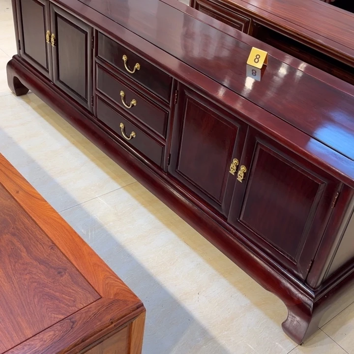 黑酸枝木类柜类家具嘉*豪澳洲酸枝225长电视柜