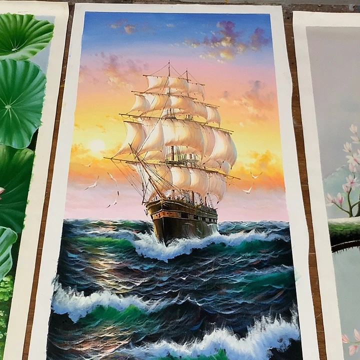 油画60*120手绘油画