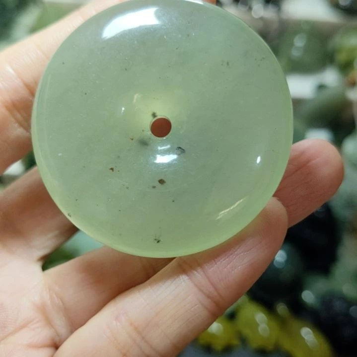 岫玉平安扣未镶嵌