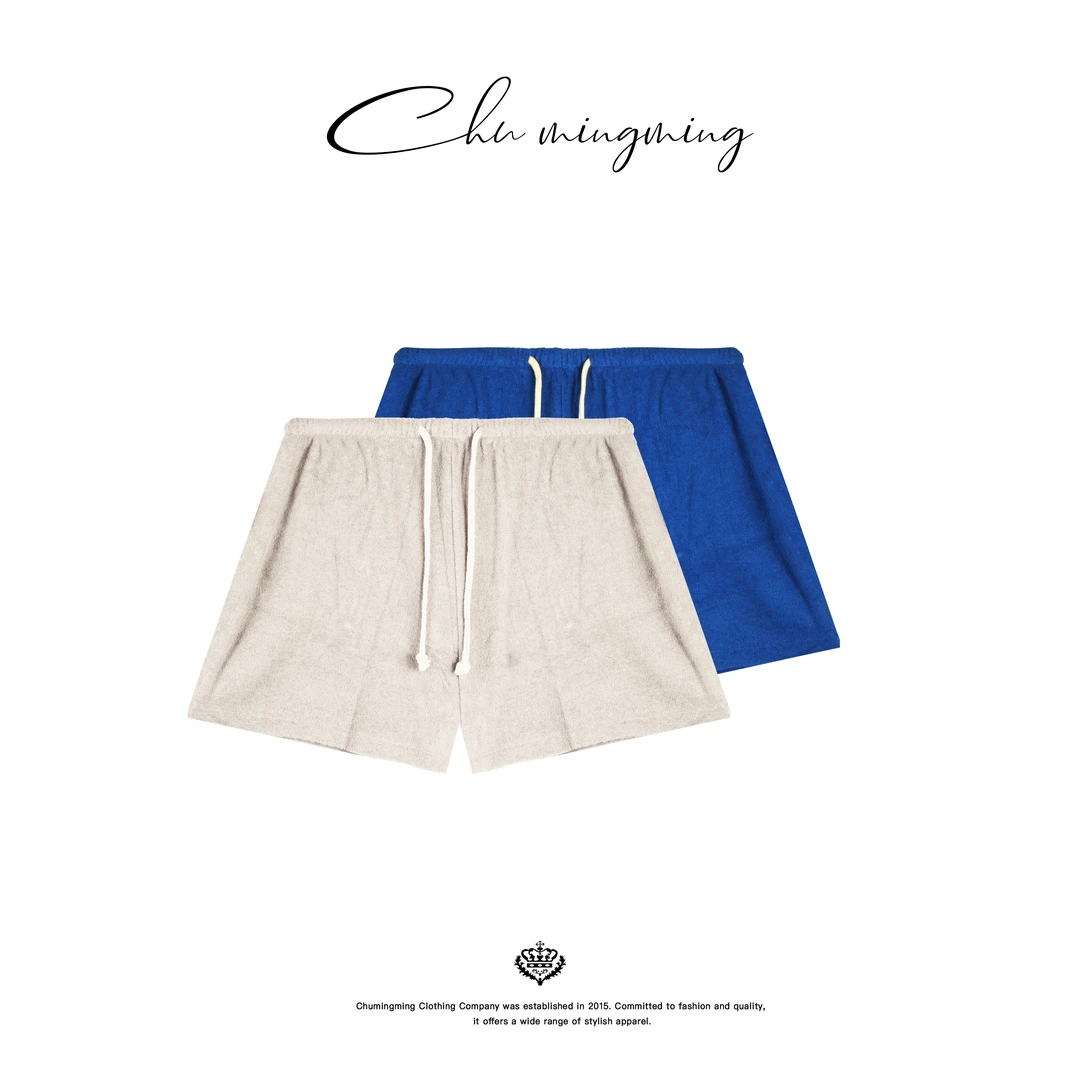 【CHU/2025SSNEW】《蓝白》毛巾短裤NH25142