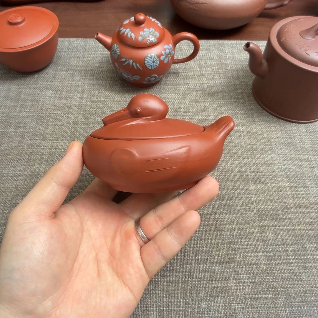 紫砂茶壶80年代 鸳鸯罐