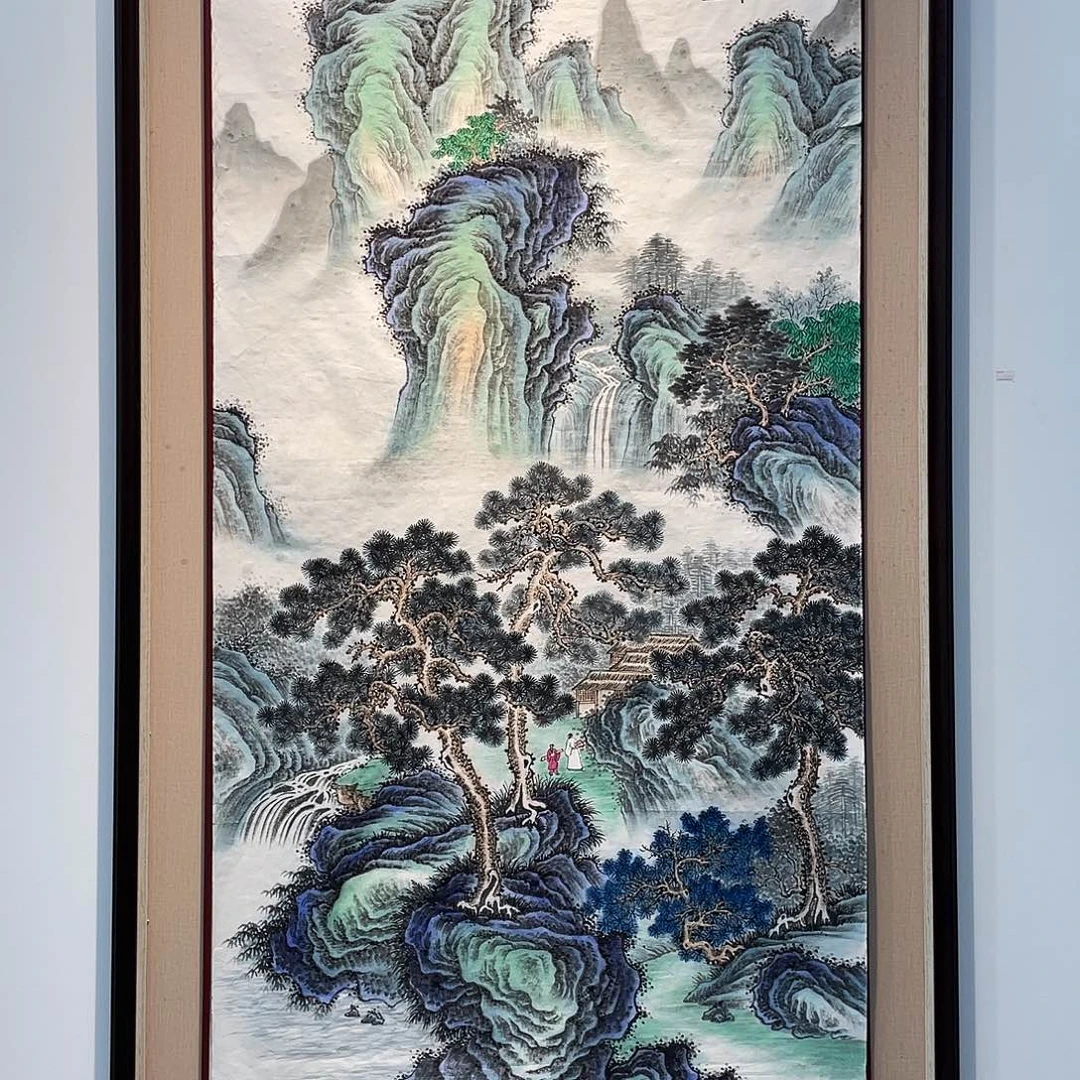 国画凌行志手绘作品