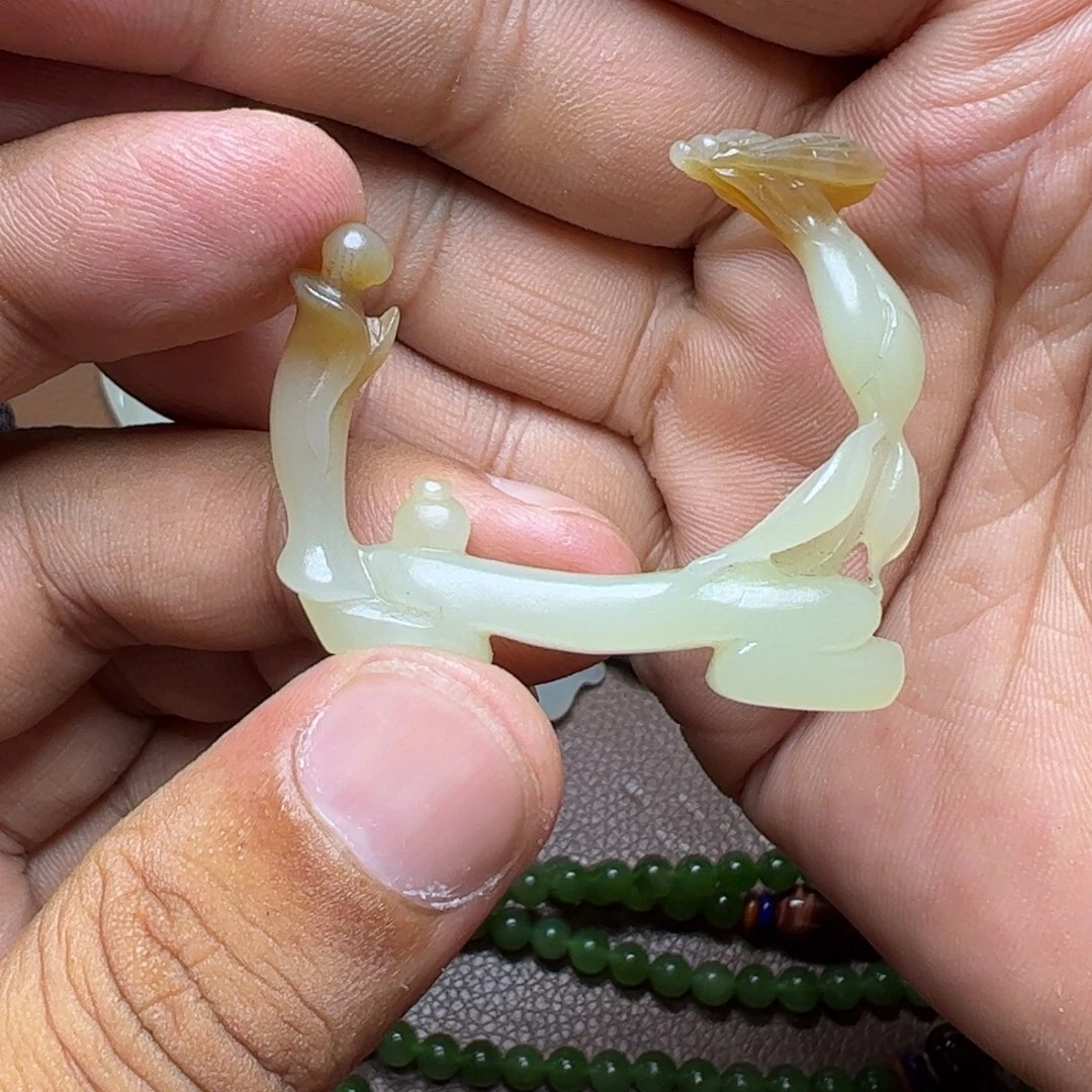 吊坠(不含链)未镶嵌和田玉侉****心