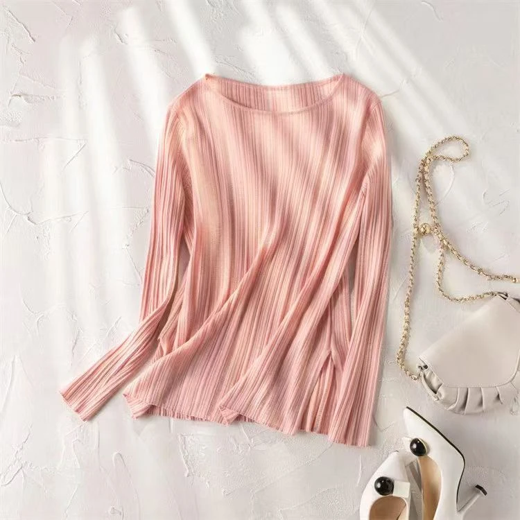 XCENN/圆领镂空长袖打底针织衫RC0A018