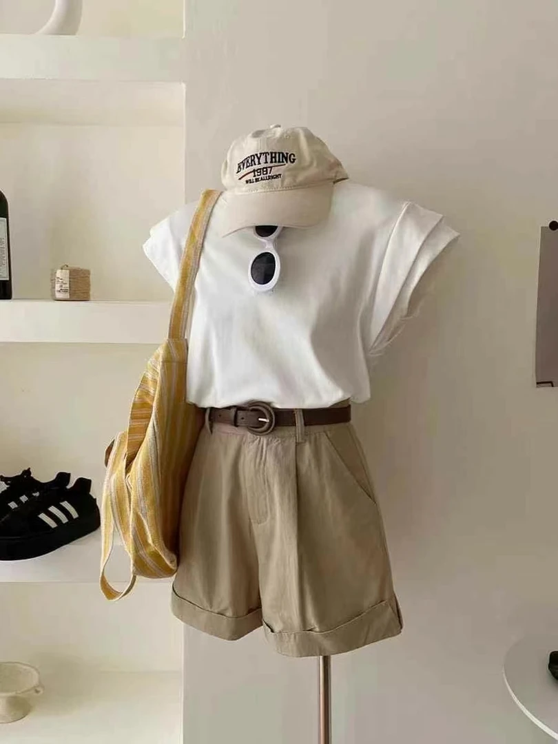 夏季显瘦飞飞袖纯棉T恤（直播间专属链接）