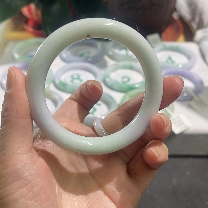 翡翠未镶嵌手镯纯天然缅甸翡翠手镯