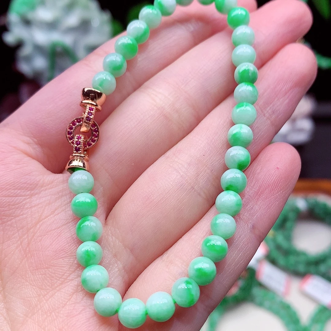 翡翠未镶嵌手链翡翠