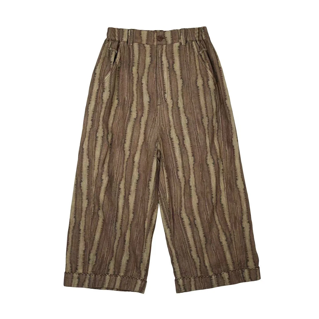 妝點家  云雾里  亚麻  棉 裤子 Y25SS 5223