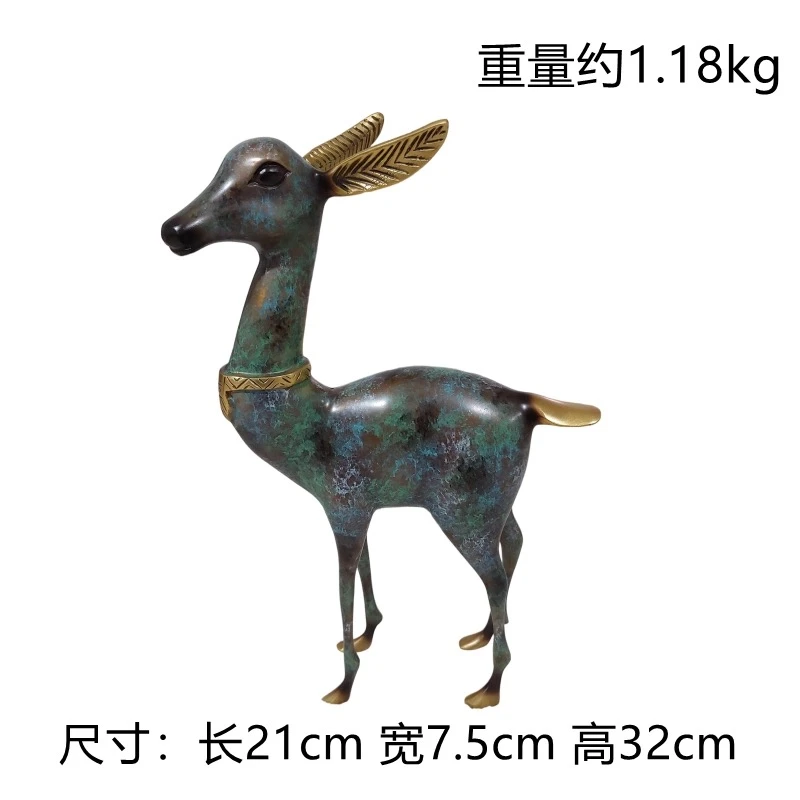 【本尼家】Q153铜雕塑摆件创意家居装饰21*7.5*32cm