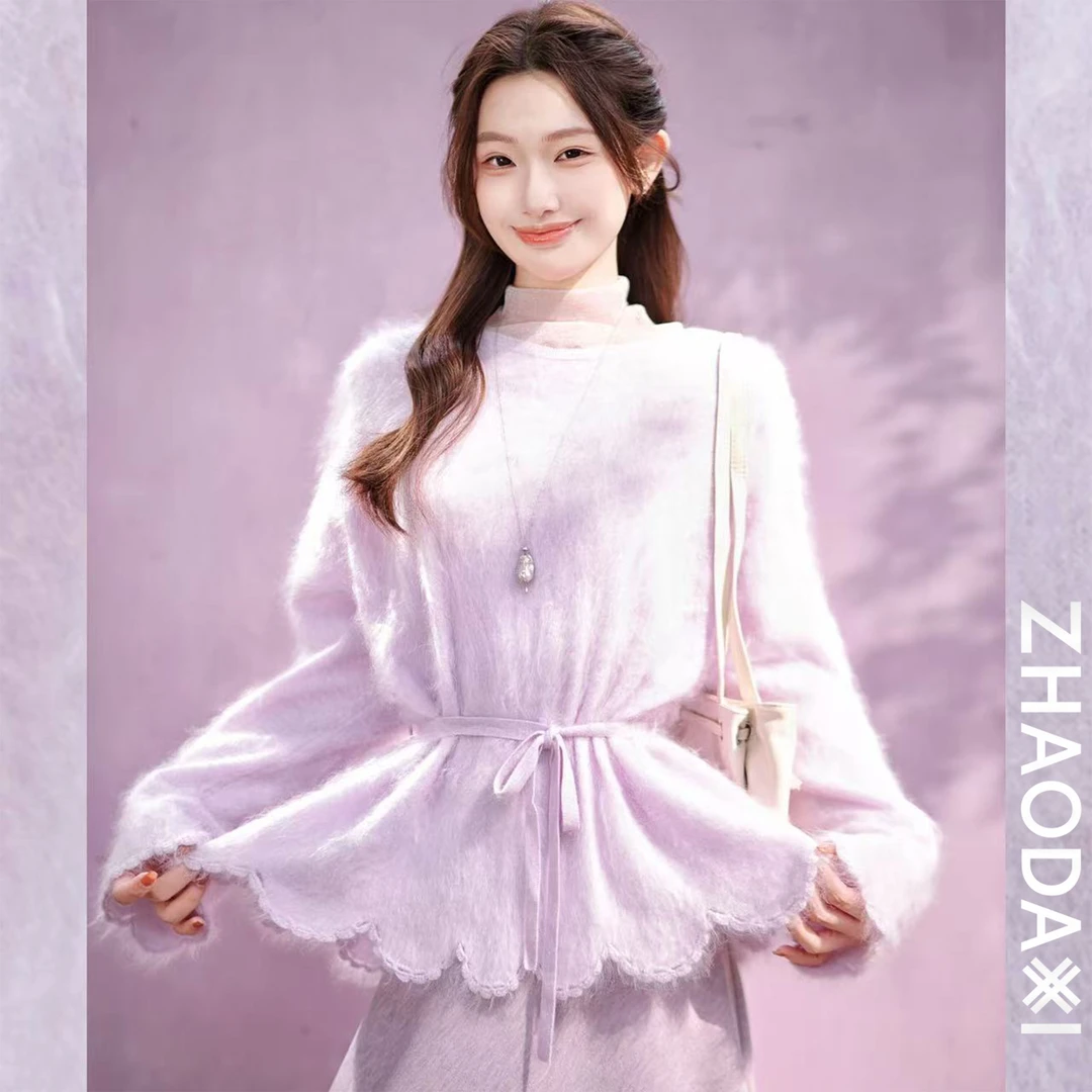 【赵大喜】初恋拉绒毛衣 | 100.%cashmere拉毛工艺