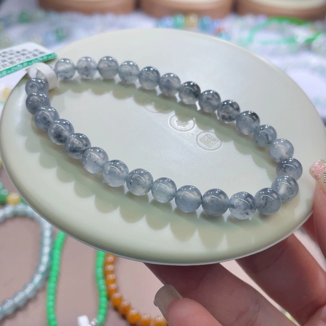 未镶嵌手链翡翠冰乌鸡卡6.5