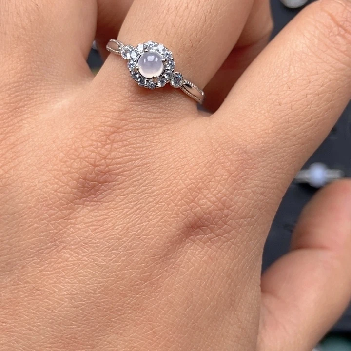 翡翠未镶嵌戒指戒指