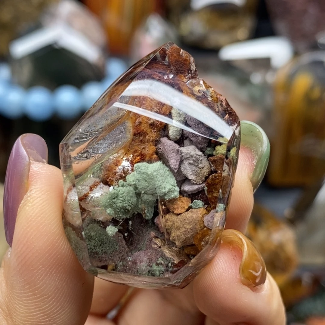 噗***佟珠宝半成品水晶未镶嵌