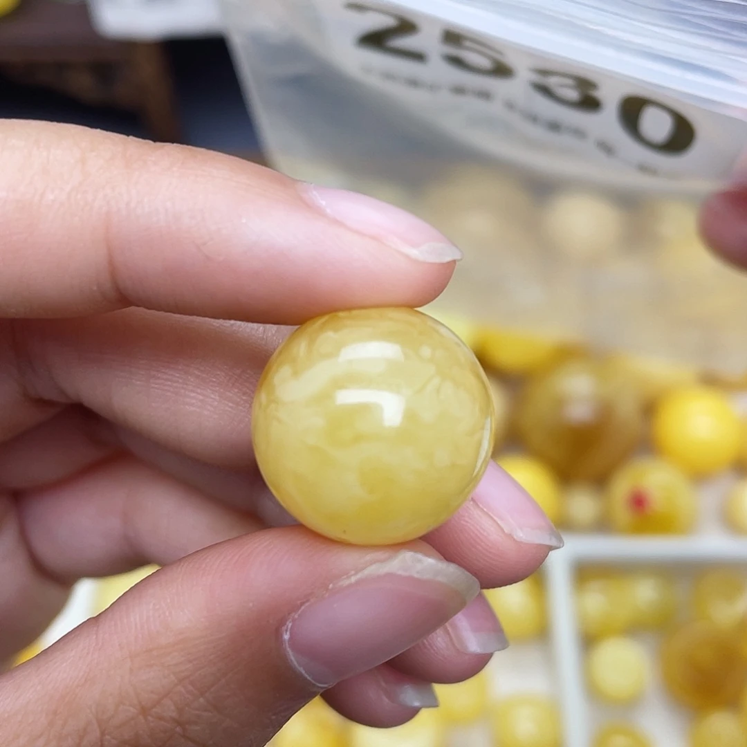 蜜蜡未镶嵌珠宝奇石粉17.6