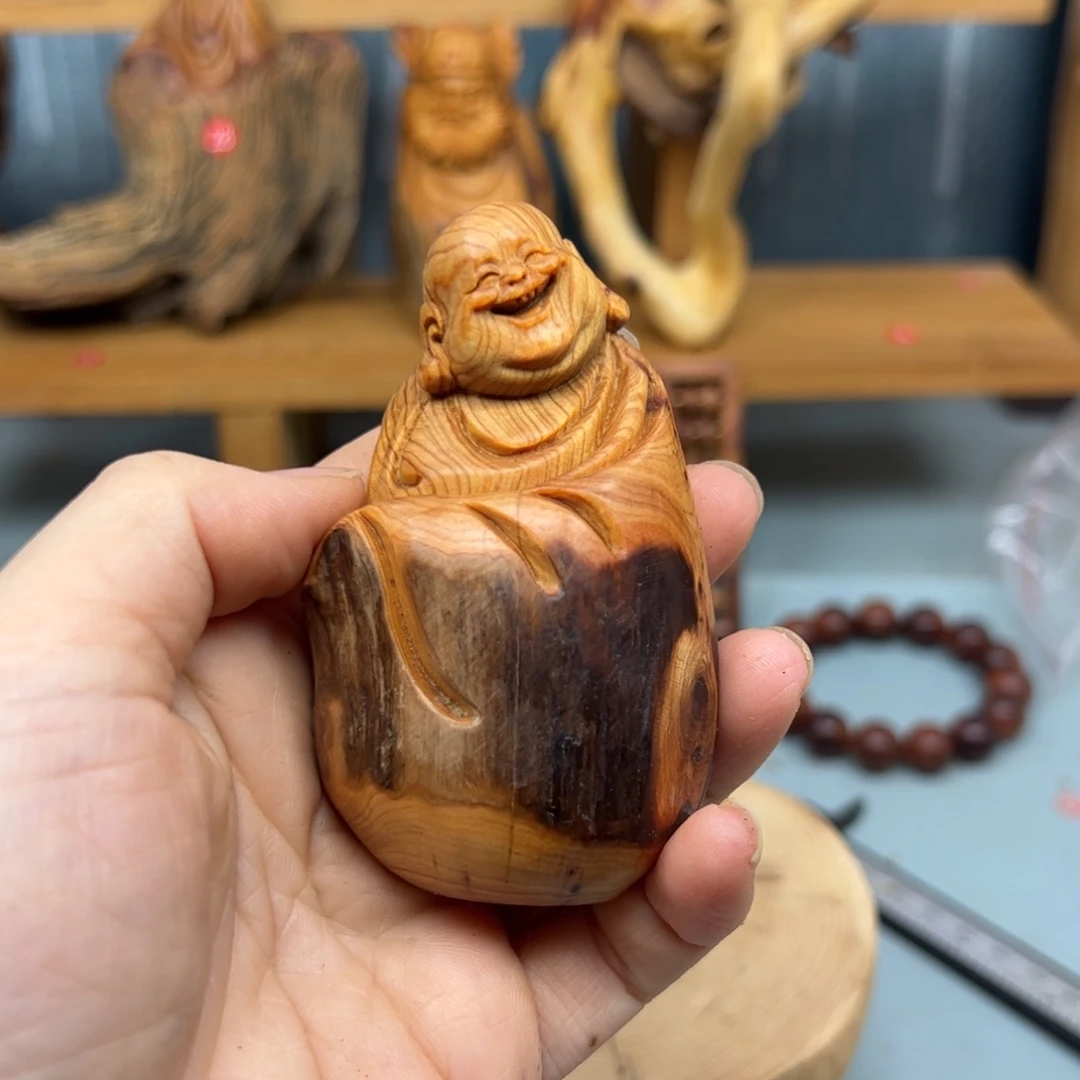 用***9柏木崖柏木摆件手把件