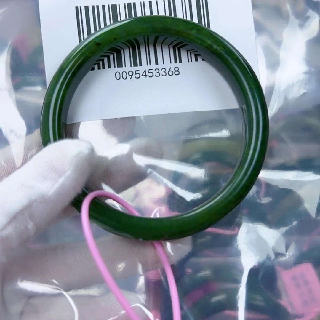 和田玉（碧玉）手镯未镶嵌64