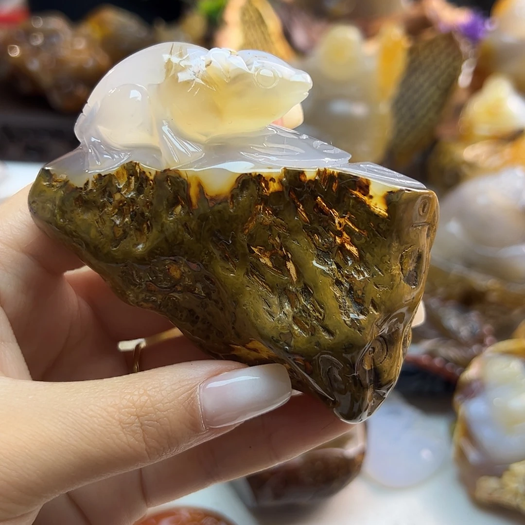 玛瑙/玉髓未镶嵌颈饰