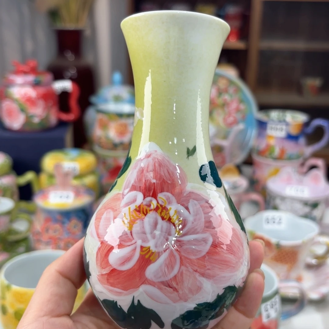 景德镇手绘高温釉下彩陶瓷茶具