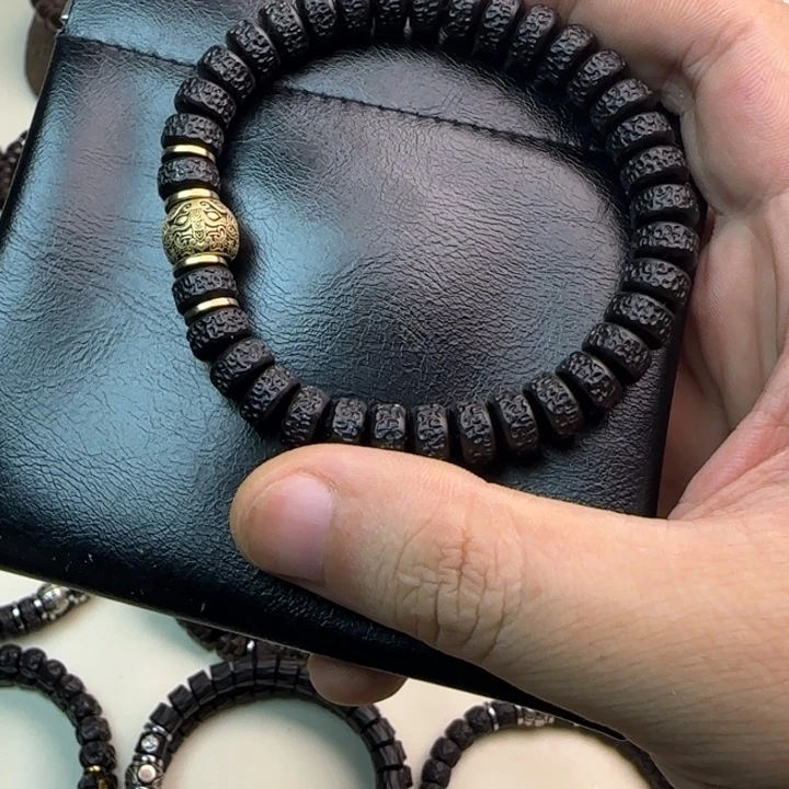 【闪购商品】椰蒂手串9.55耶噶黑金铜貔貅