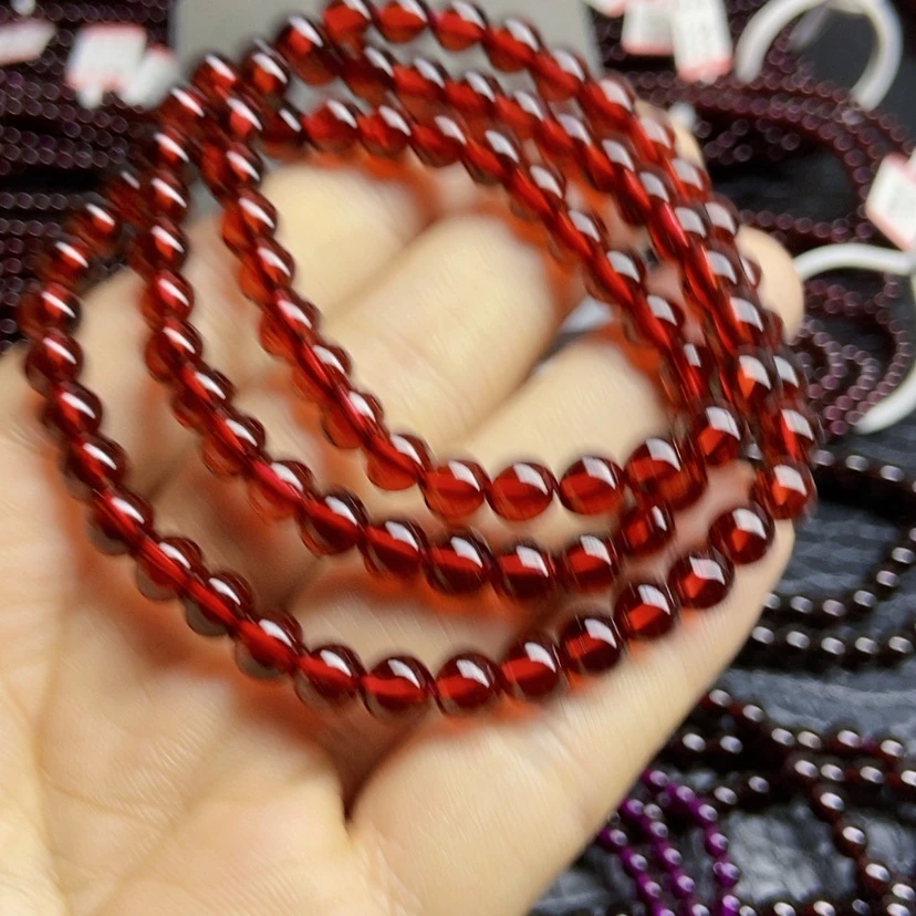 【闪购商品】石榴石手链未镶嵌留**乐