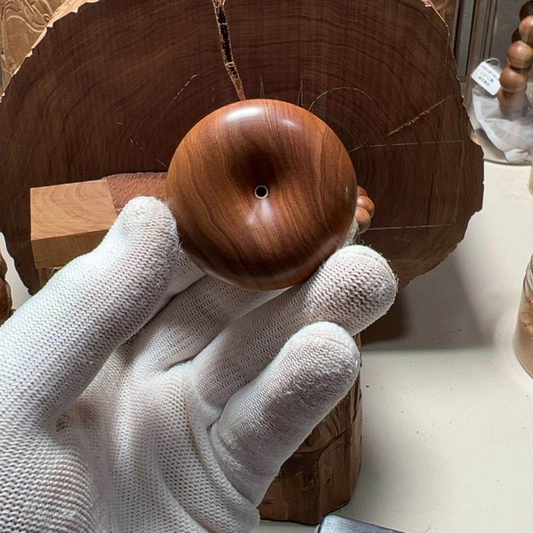 檀香木把件振**使面包圈