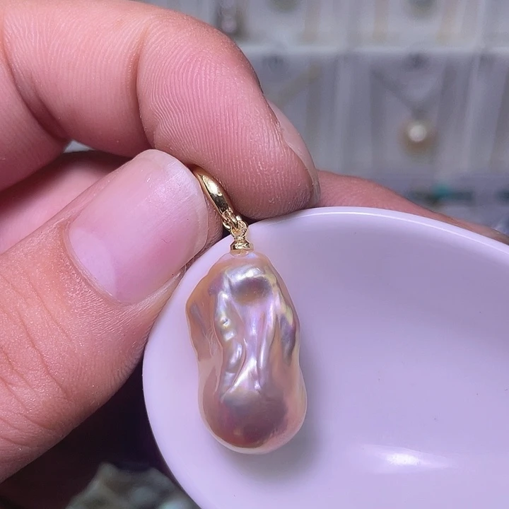 颈饰合金淡水珍珠34