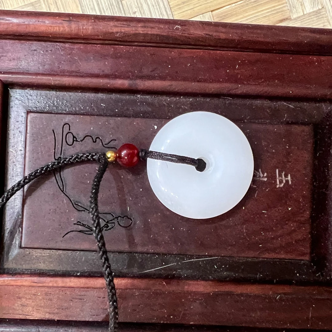 和田玉平安扣小小