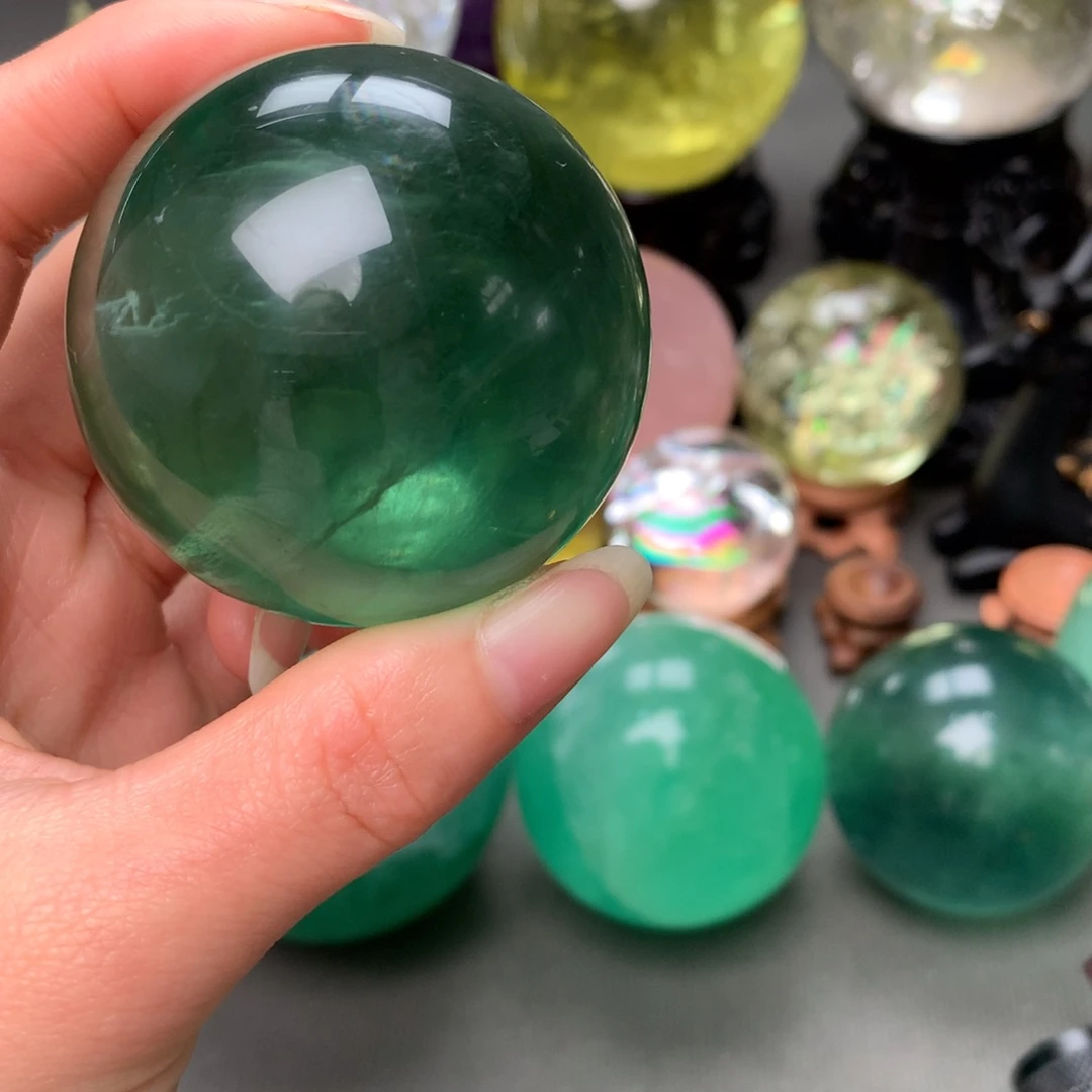 莹石未镶嵌萤石富***人莹石