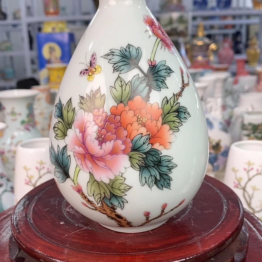摆件景德镇陶瓷花瓶摆件