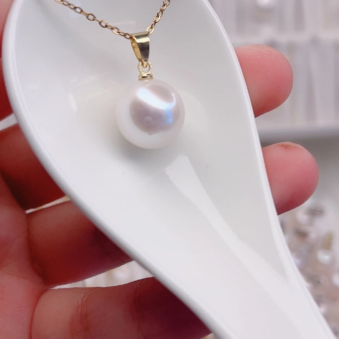 淡水珍珠未镶嵌吊坠(赠链)
