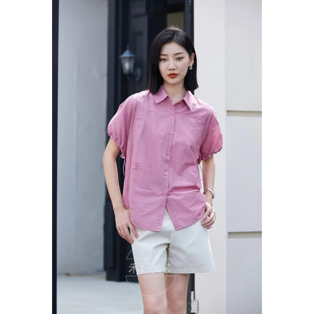 Hiya希雅1926 夏季气质穿搭时尚百搭韩版女衬衫