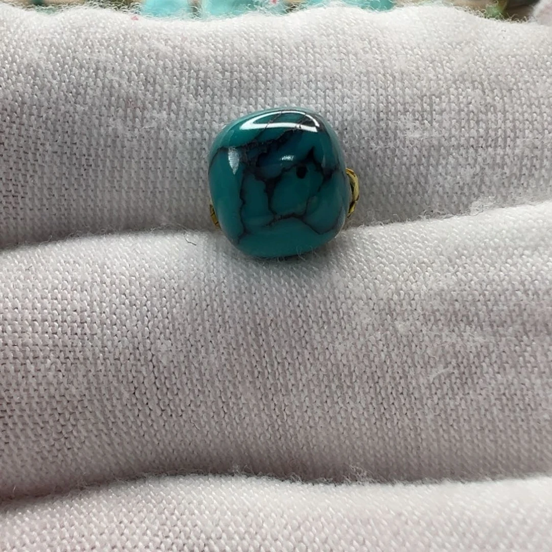 未镶嵌绿松石圆珠8.8x8mm