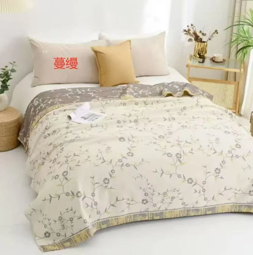 【蔓缦】200*230cm 罗布麻纱布轻奢精品床盖