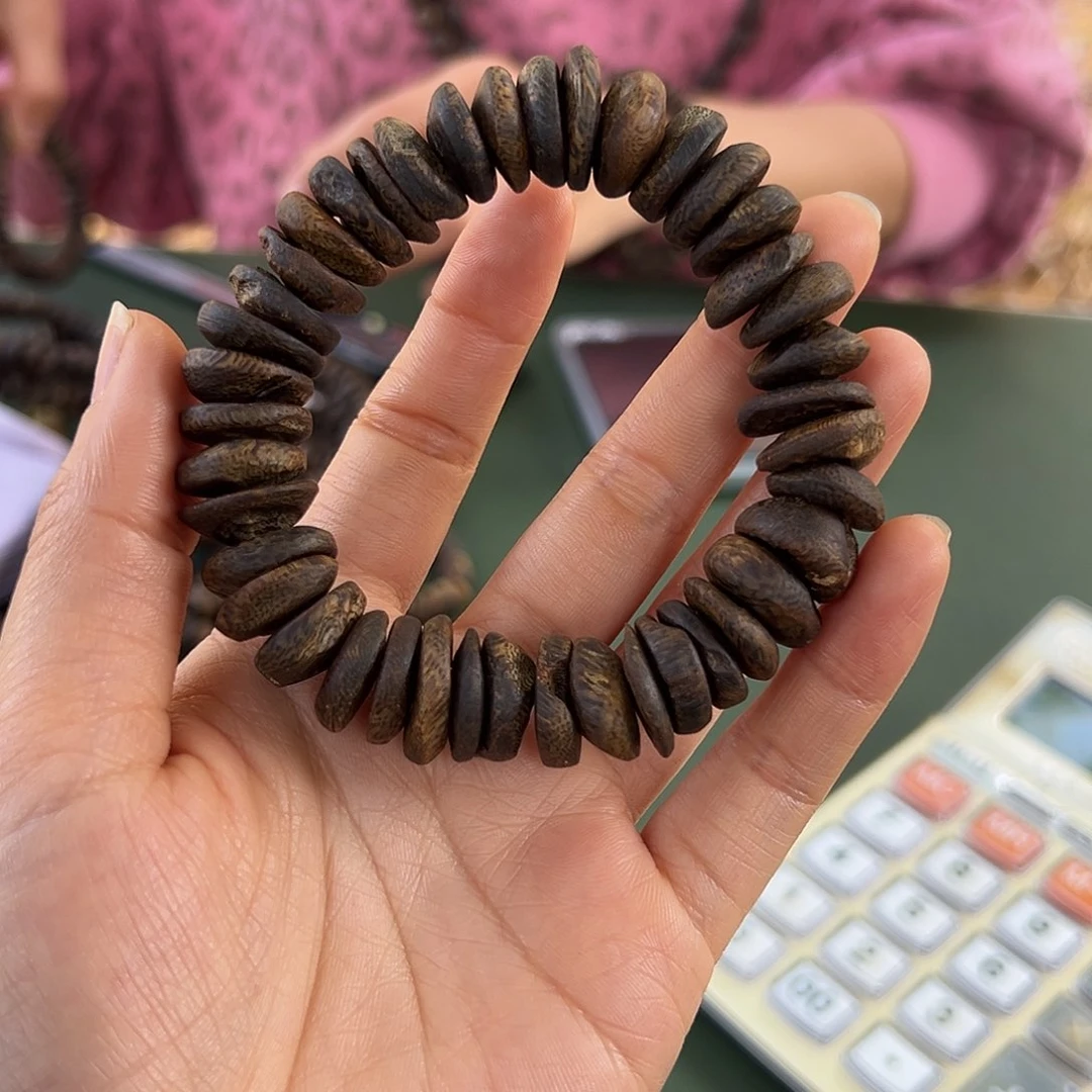 沉香手串树丁沉水25克1.4多样性发一条