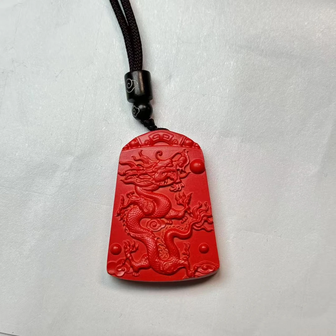 天然辰砂精美设计款吊坠*HC0096