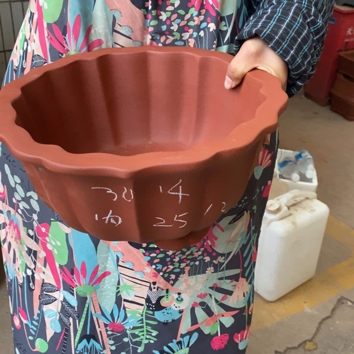 花盆紫砂自己家里有