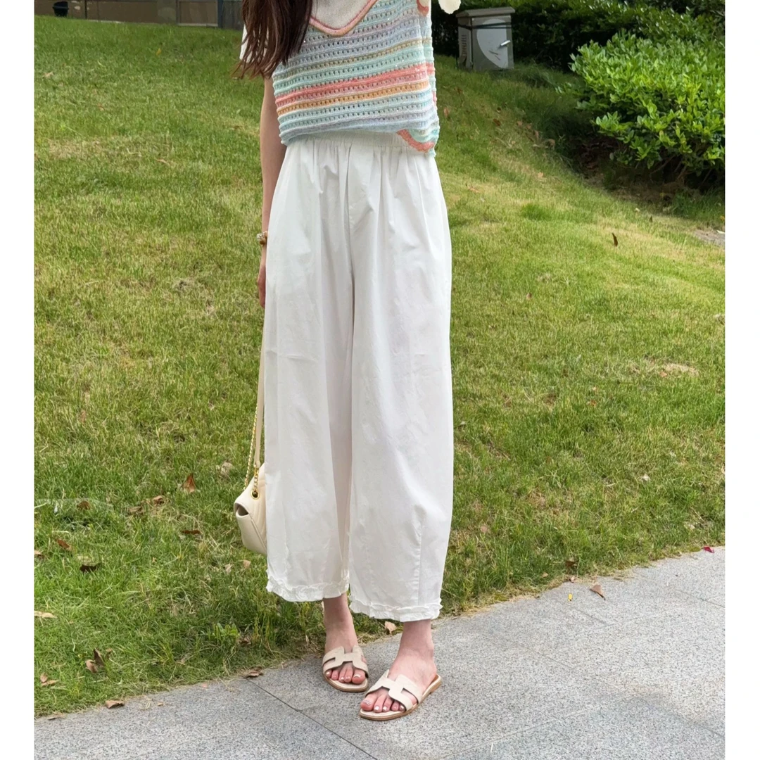 【闭月羞花】马克华菲女装时尚休闲气质裤子F52022A595