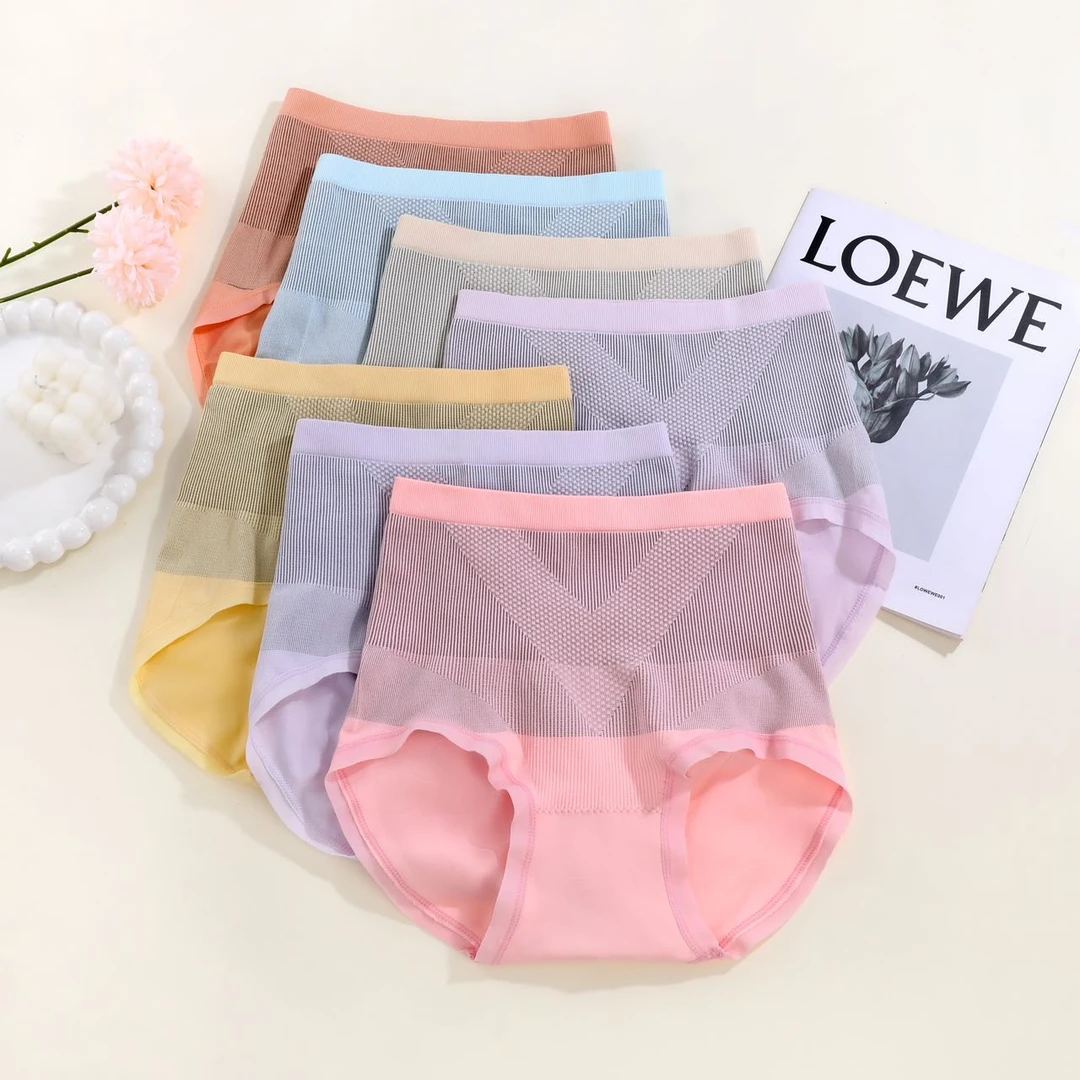 V绷带【7条装】大肚腩收腹提臀女士女款短裤面料柔软舒适