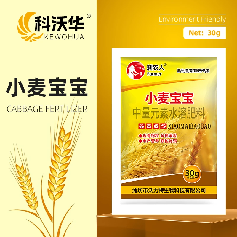 科沃华小麦宝宝小麦种植用营养穗大粒饱生根壮苗水溶叶面肥