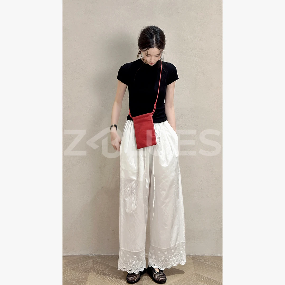 Z.blues【爵士口袋包】简约羊皮抽绳束口手机包斜挎小包YZGDYP2506