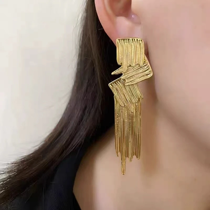 铁合金耳饰 【D.M】订制轻奢时尚法式耳环1390