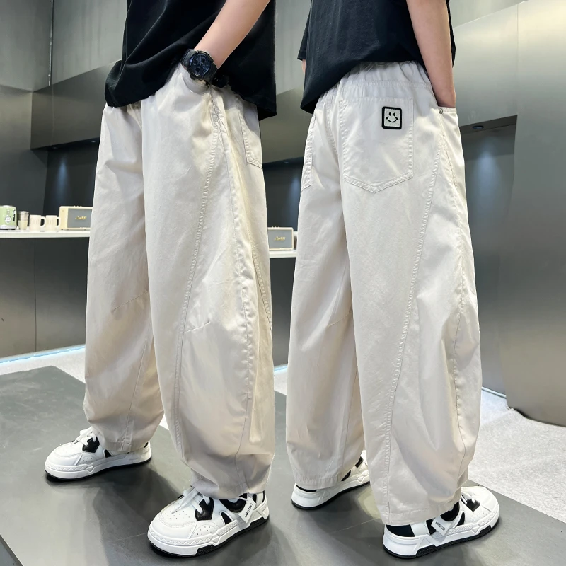 男童夏款裤子2025新款儿童防蚊裤夏季薄款男孩夏装大童夏天长裤潮